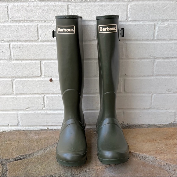 Barbour Bede Wellington “Wellie” Boots in Olive, SZ UK 3 (US 5.5-6) EUC - Picture 3 of 12
